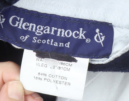 Glengarnock Men's Blue Corduroy Trousers 34W 32L