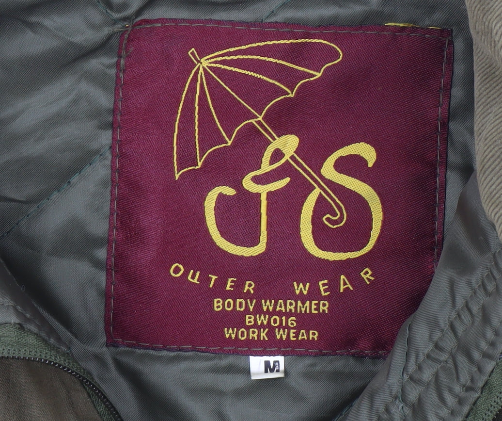 Mens UK Size M GS Outer Wear Green Basic Jacket