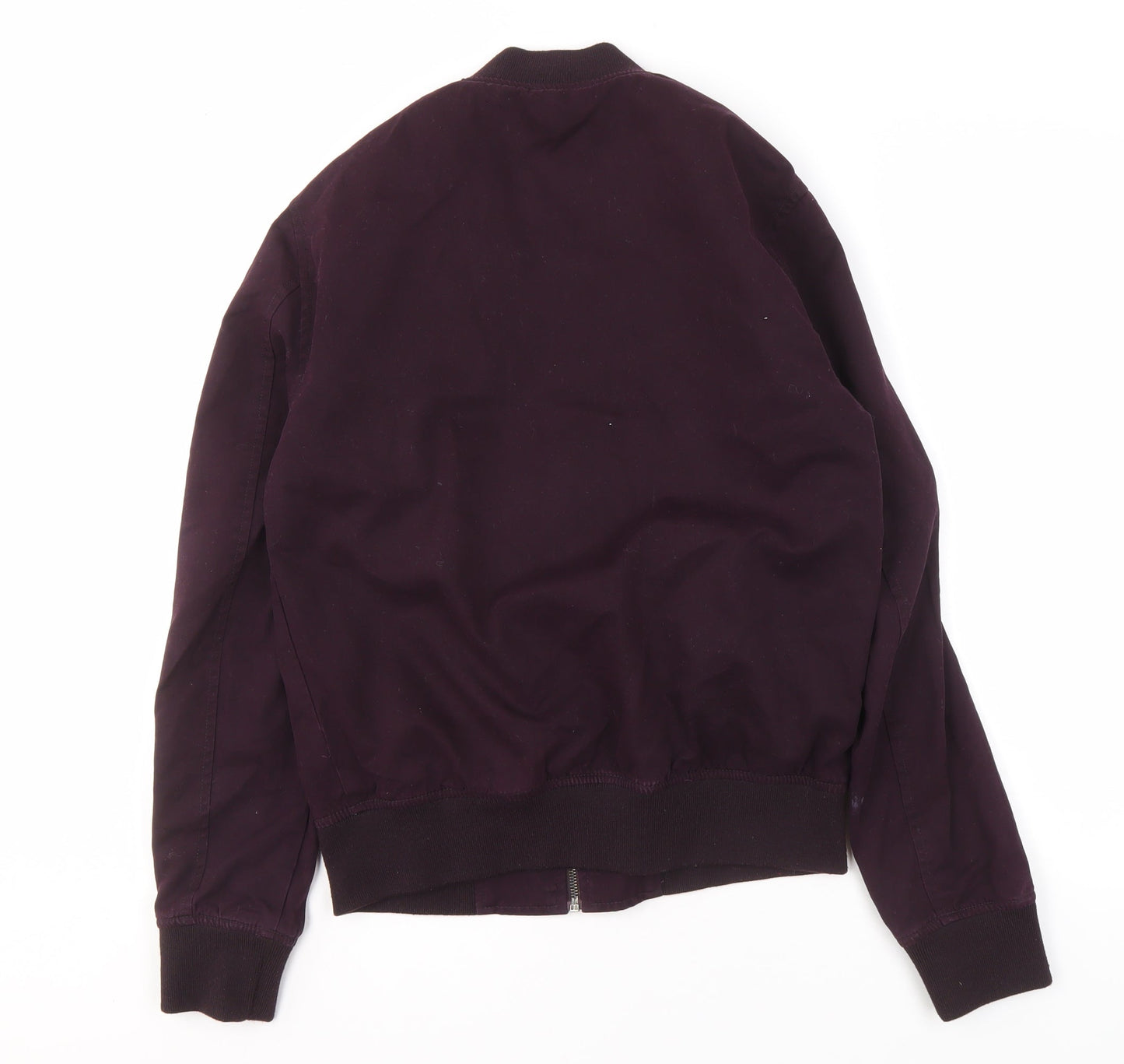 Mens UK Size S New Look Purple Bomber Jacket