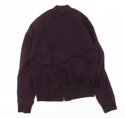 Mens UK Size S New Look Purple Bomber Jacket