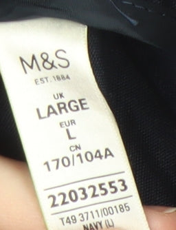 Womens UK Size L Marks and Spencer Blue Anorak Coat