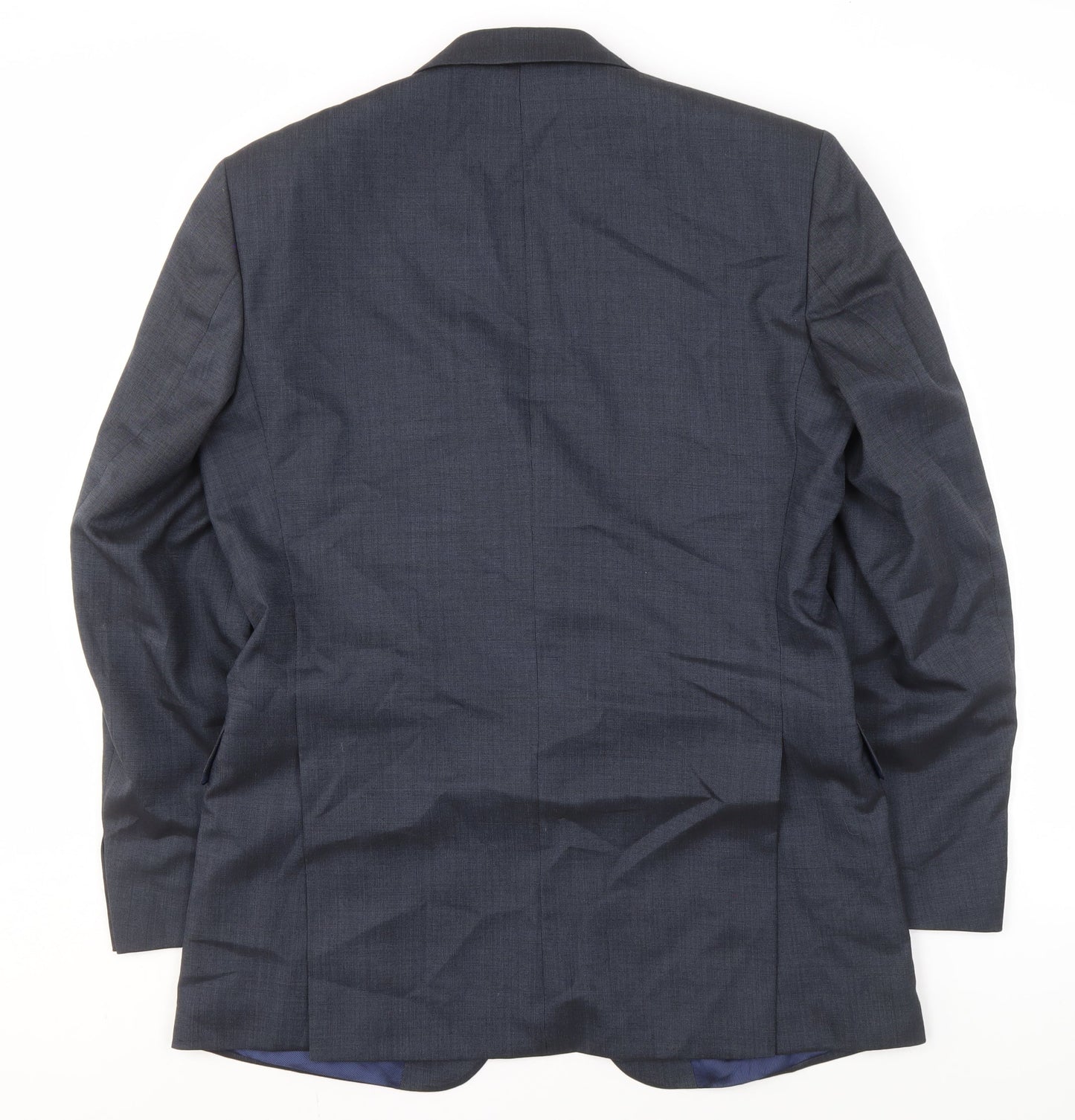 BHS Men's Blue Suit Jacket, 40in, Long, Business Formal