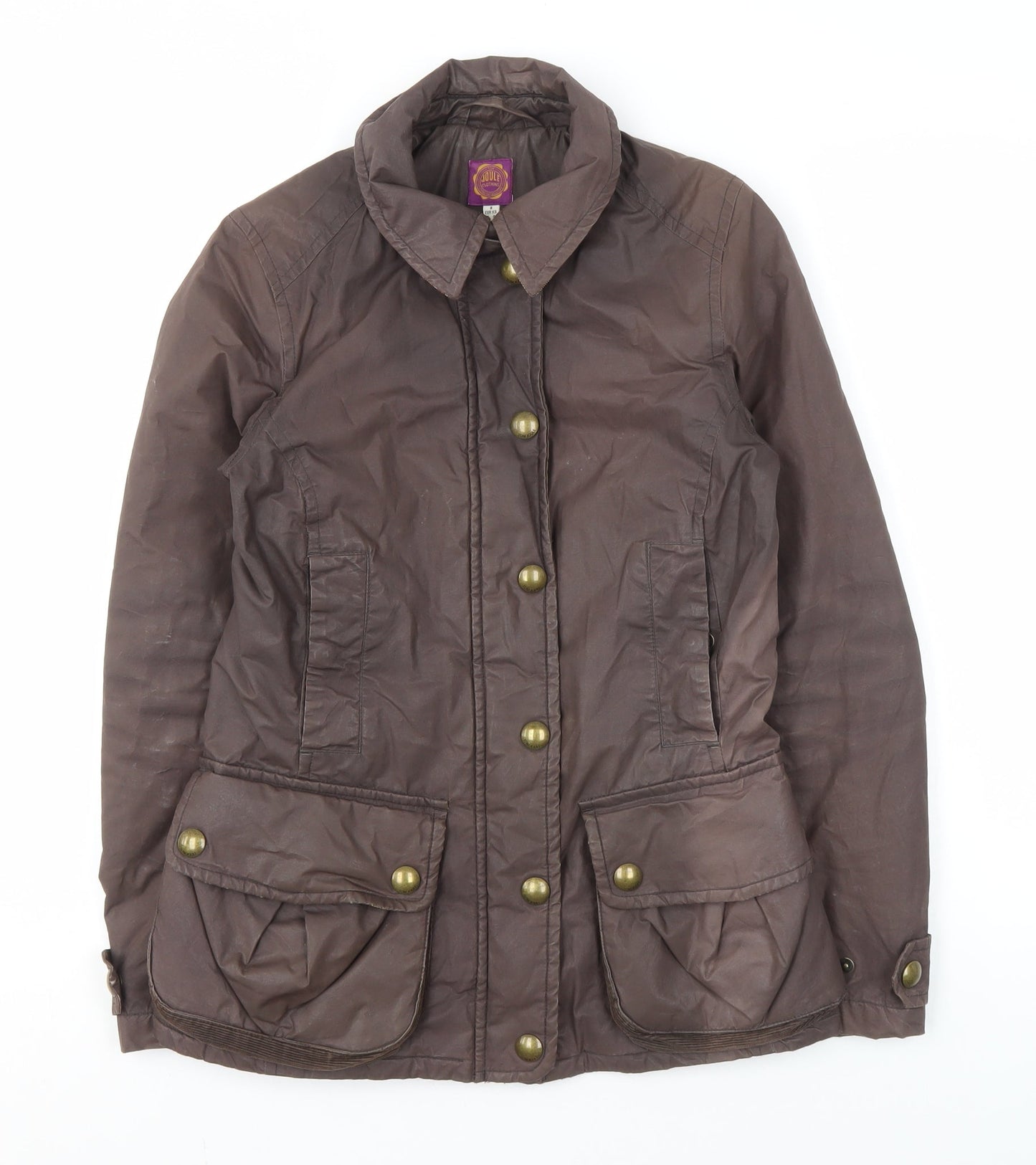 Womens UK Size XS Joules Brown Overcoat
