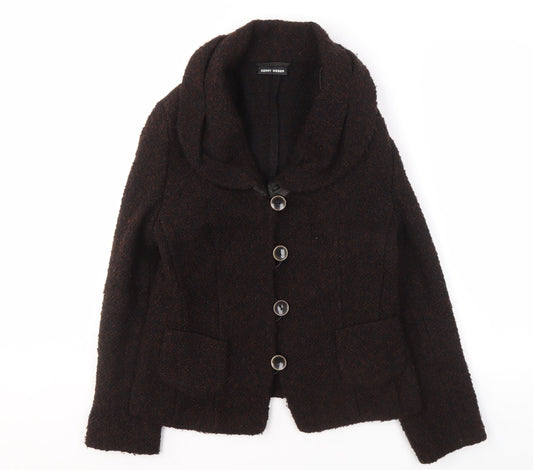 Gerry Weber Women’s Black Acrylic Wool Jacket Size 12