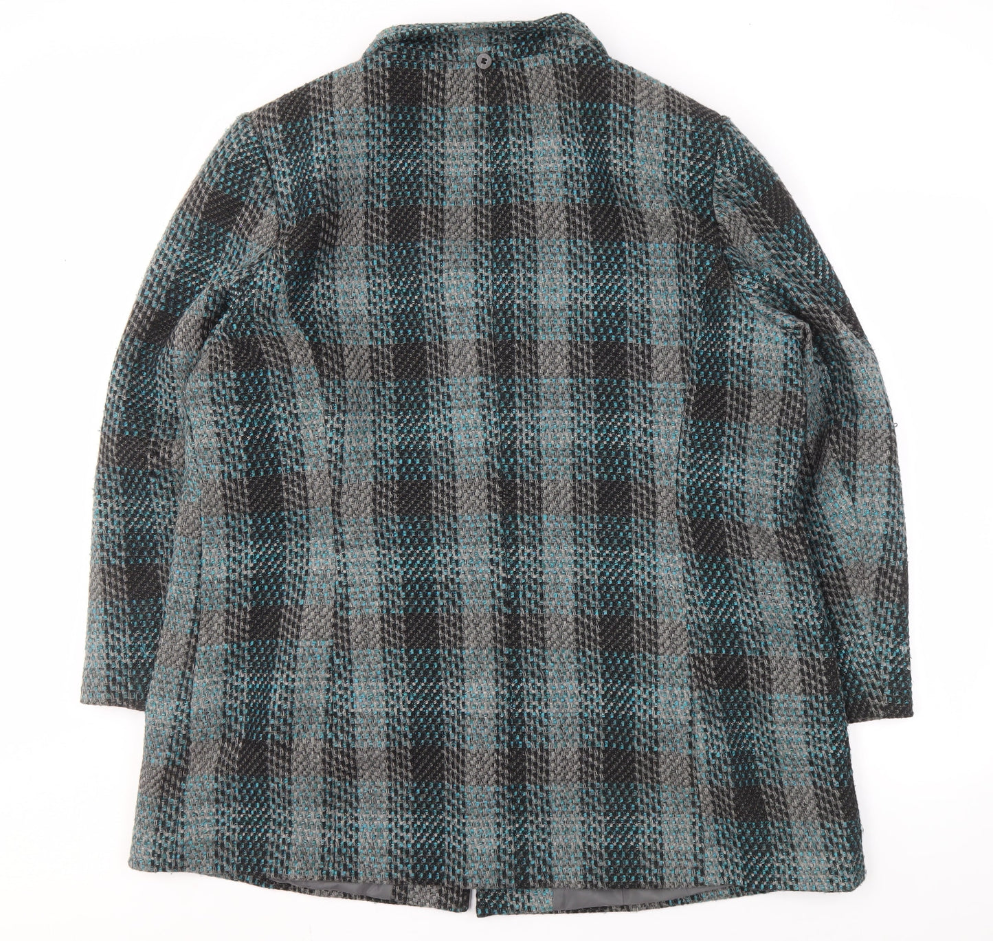 Debenhams Classics Multicoloured Checked Coat Size 20