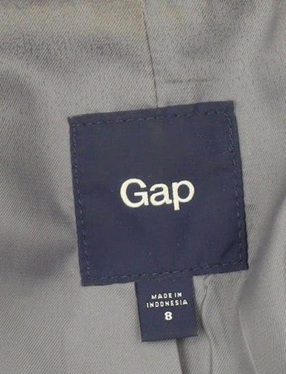 Gap Women's Blue Blazer Regular Fit, Size 8