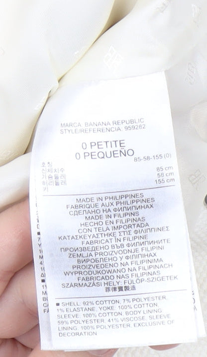 Banana Republic Women's Ivory Petite Jacket