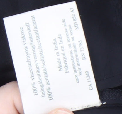 Laura Ashley Women's Black Floral Dress, Size 16