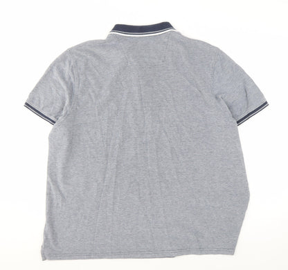 Maine New England Men's Grey Polo Shirt XL