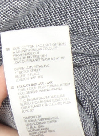 Maine New England Men's Grey Polo Shirt XL