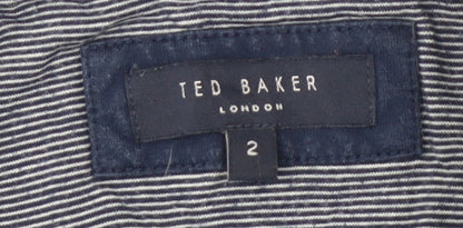 Ted Baker Men's Blue Crew Neck T-Shirt Small