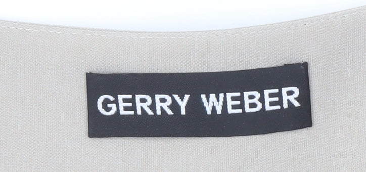 Gerry Weber Women's Beige Skirt UK 20 with Buckle Accent