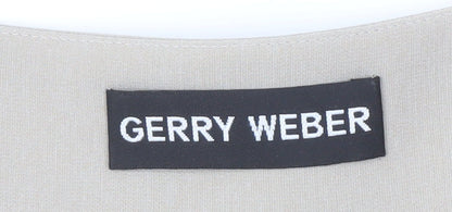 Gerry Weber Women's Beige Skirt UK 20 with Buckle Accent