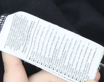 Nike Unisex Black Jogger Trousers, Small, Sportswear Fit