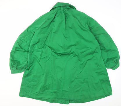 French Connection Women's Green Mid-Length Coat Size 12