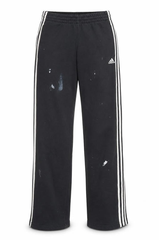 Front view of Adidas Women's Black XS Track Pants Gym Training Trousers