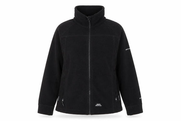 Front view of Trespass Women's Black Windbreaker Jacket, size 12