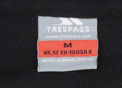Trespass Women's Black Windbreaker Jacket, Size 12