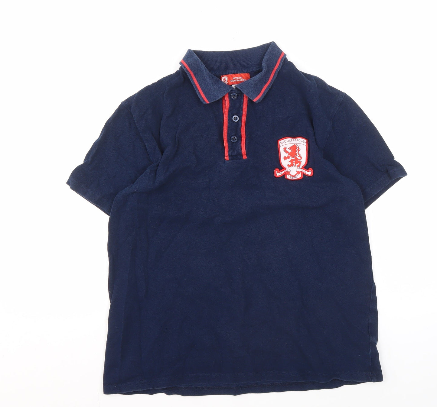 Middlesbrough F.C. Men's Blue Polo Shirt, M