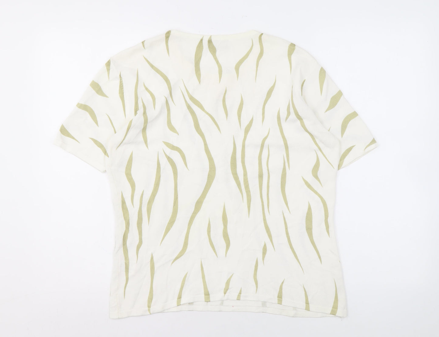 Womens UK Size M Roman Originals Ivory Basic Blouse