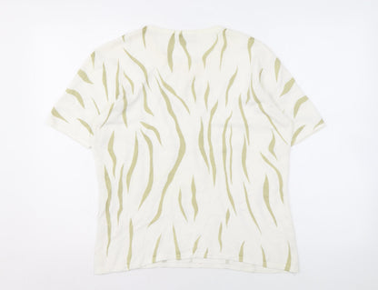 Womens UK Size M Roman Originals Ivory Basic Blouse
