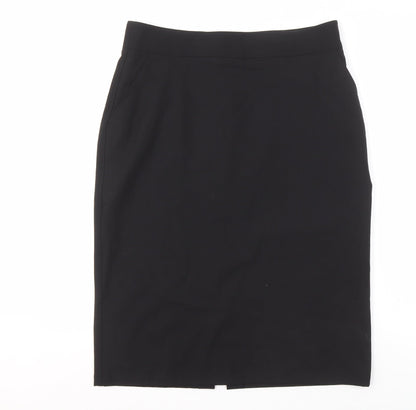 House of Bruar Women's Black Pencil Skirt, Size 14