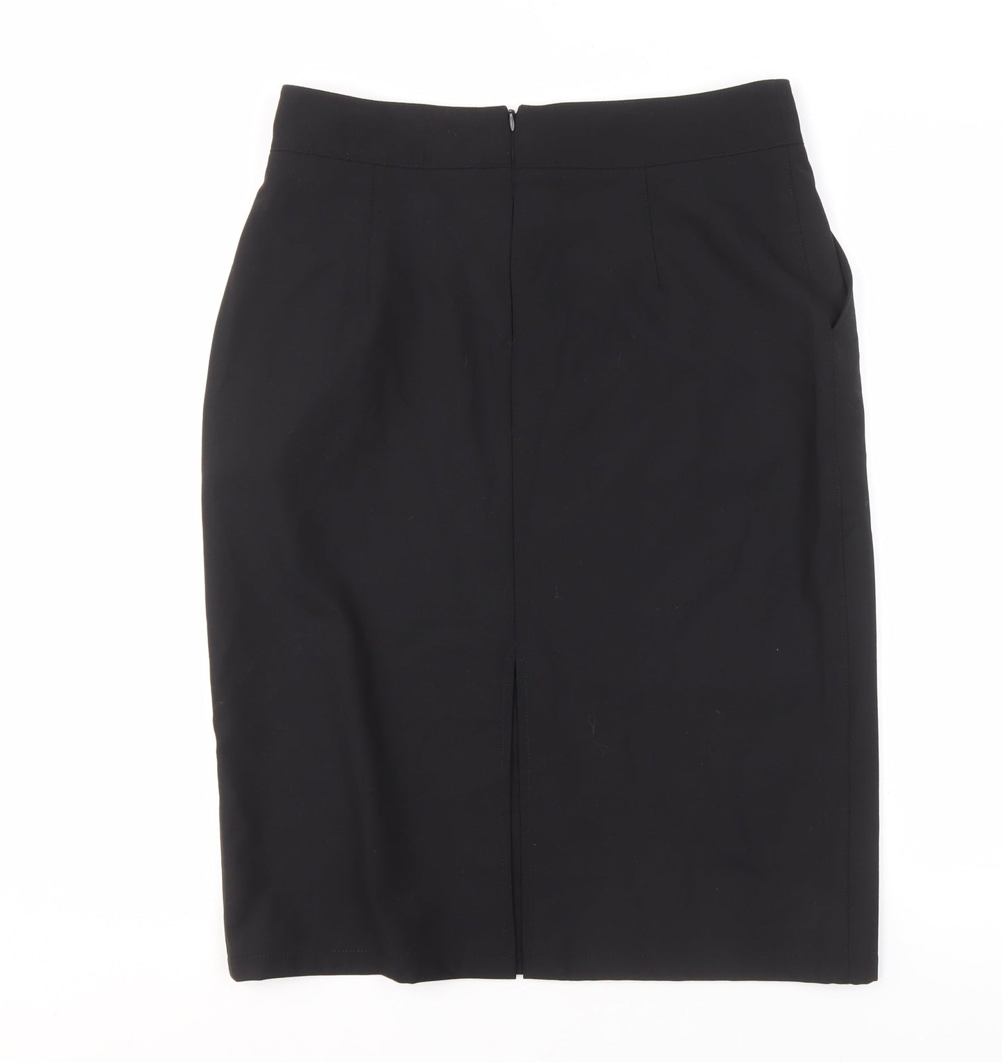 House of Bruar Women's Black Pencil Skirt, Size 14