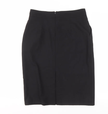 House of Bruar Women's Black Pencil Skirt, Size 14