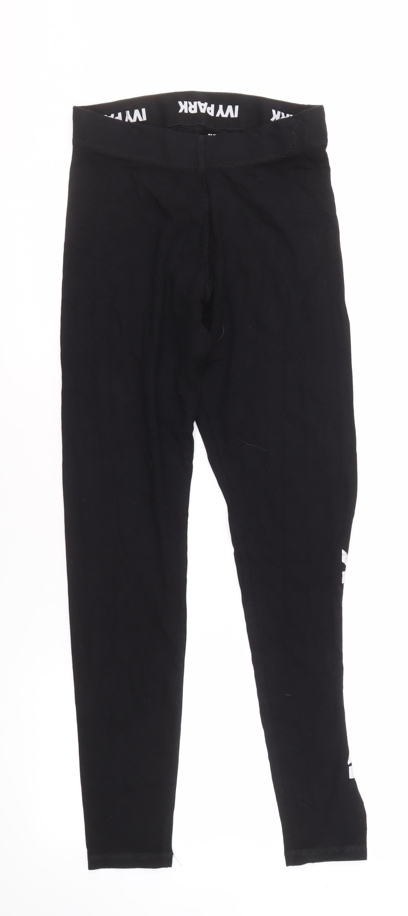 Ivy Park Women's Black Slim Fit Leggings S