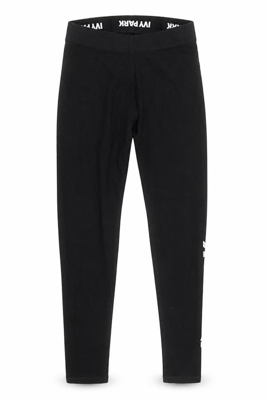 Front view of Ivy Park Women's Black Slim Fit Leggings S
