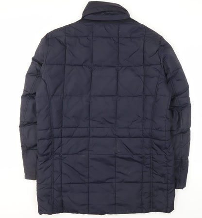 Mens UK Size 40 Geox Blue Puffer Jacket