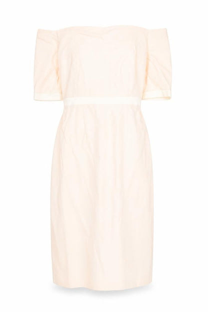 Vesper Women’s Ivory Dress Size 10 Zip Accents