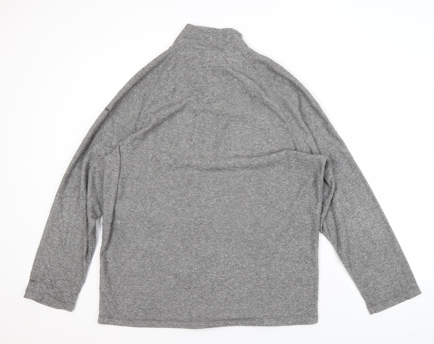Mens UK Size 2XL Trespass Grey 1/2 Zip Sweatshirt