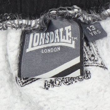 Lonsdale Boys Grey Jogger Trousers 13 Years