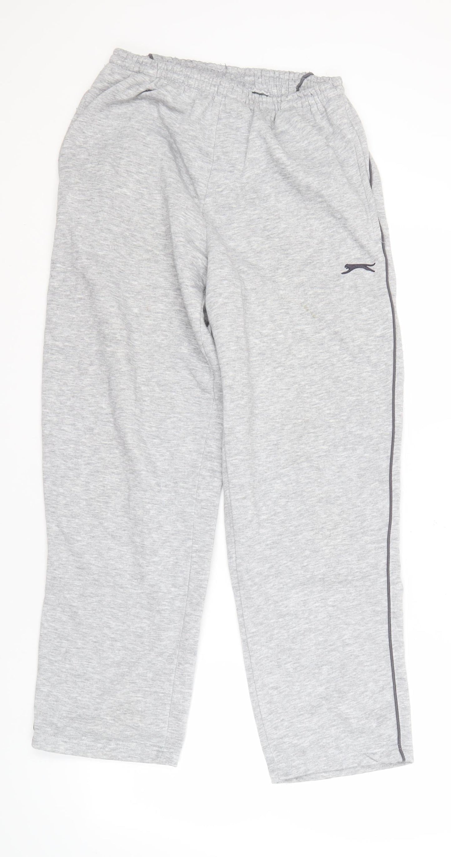 Slazenger Men's Grey Sweatpants M Elastic Waist