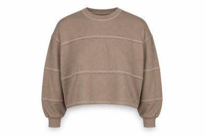 Womens UK Size XS Hollister Beige Pullover Jumper