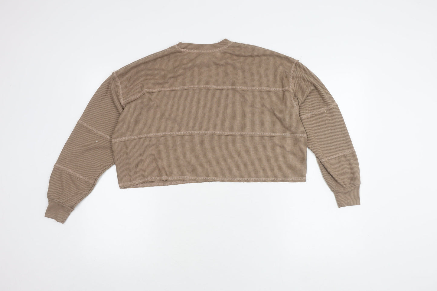 Womens UK Size XS Hollister Beige Pullover Jumper