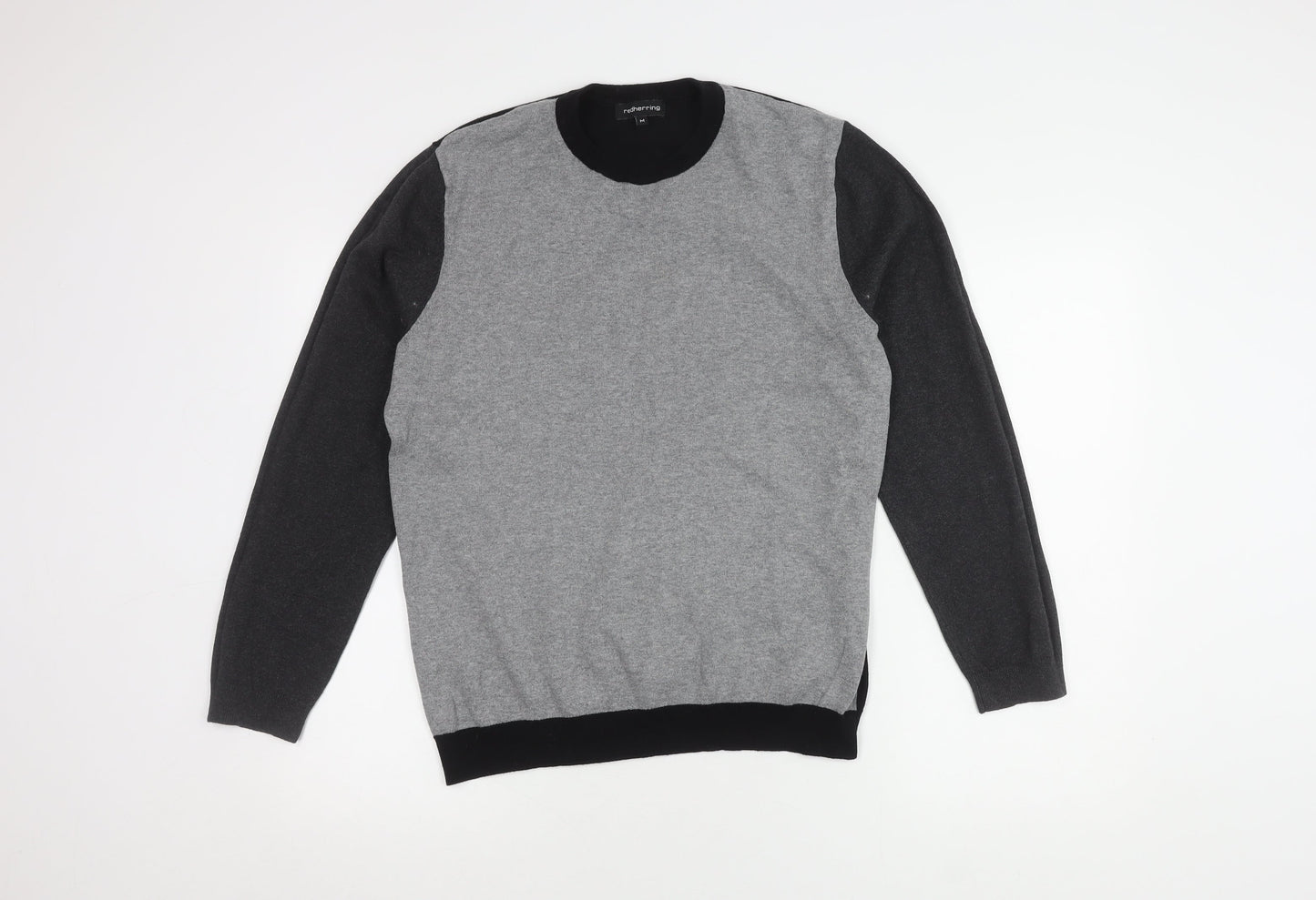 Red Herring Men's Grey Crew Neck Pullover Jumper M