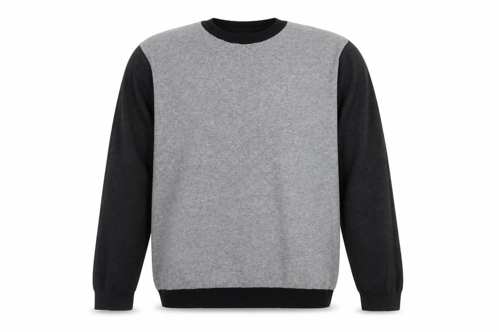 Mens UK Size M Red Herring Grey Pullover Jumper