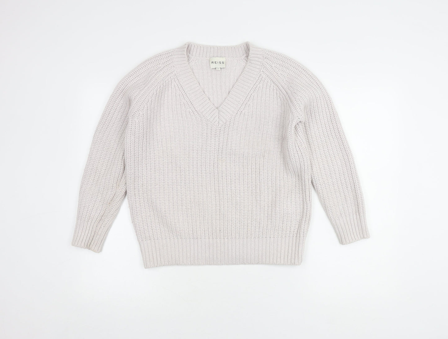 Womens UK Size XS Reiss Ivory Pullover Jumper