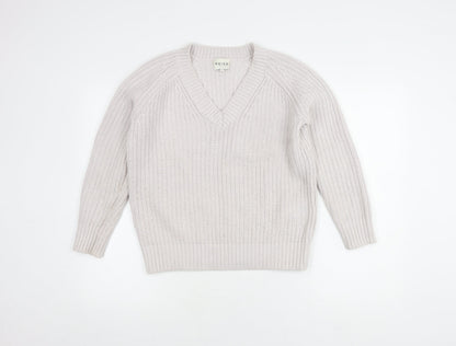 Womens UK Size XS Reiss Ivory Pullover Jumper