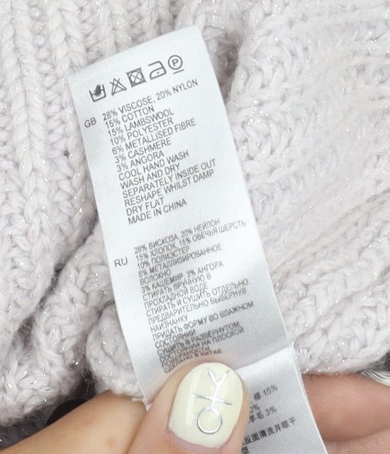 Womens UK Size XS Reiss Ivory Pullover Jumper