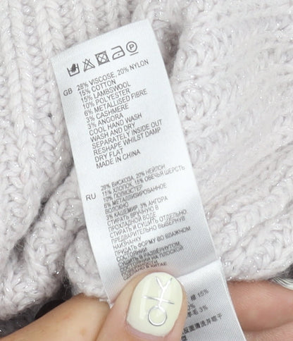 Womens UK Size XS Reiss Ivory Pullover Jumper