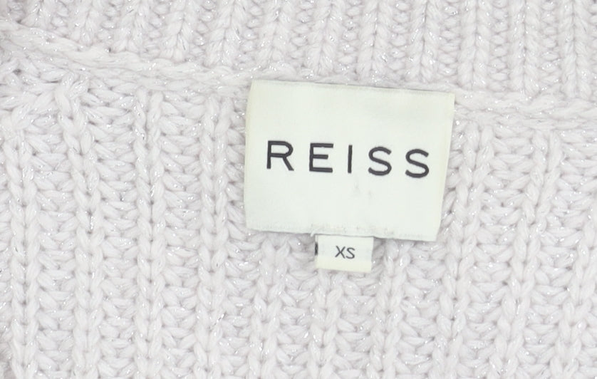 Womens UK Size XS Reiss Ivory Pullover Jumper