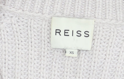 Womens UK Size XS Reiss Ivory Pullover Jumper
