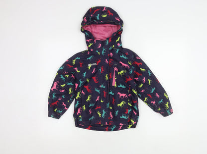 Mountain Warehouse Girls Multicoloured Animal Print Rain Coat