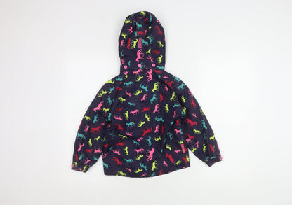 Mountain Warehouse Girls Multicoloured Animal Print Rain Coat