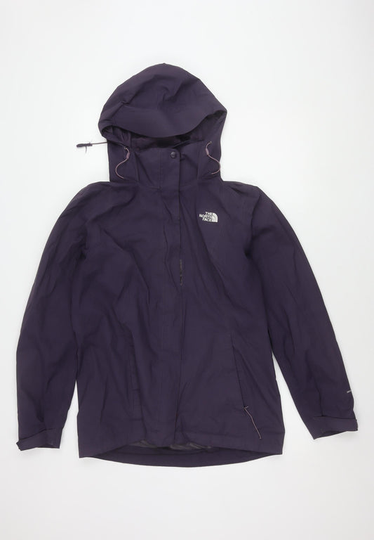 Womens UK Size L The North Face Purple Rain Coat