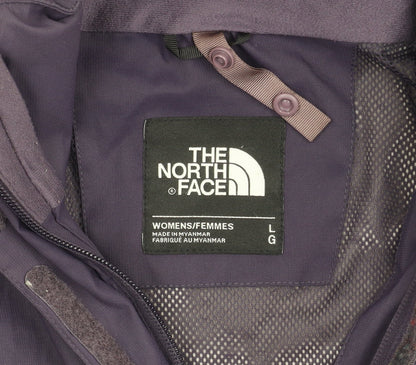 Womens UK Size L The North Face Purple Rain Coat