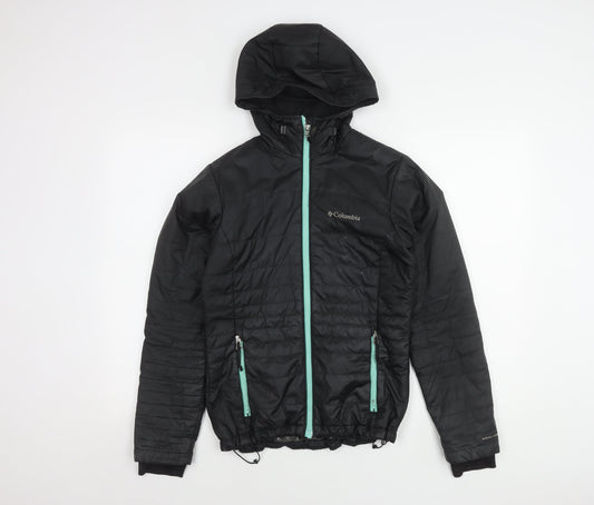 Columbia Women's Black Puffer Jacket XS Winter Hooded